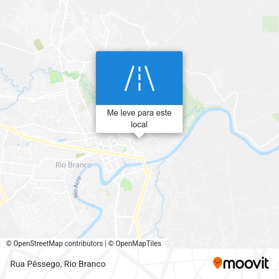 Rua Pêssego mapa