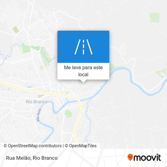 Rua Melão mapa