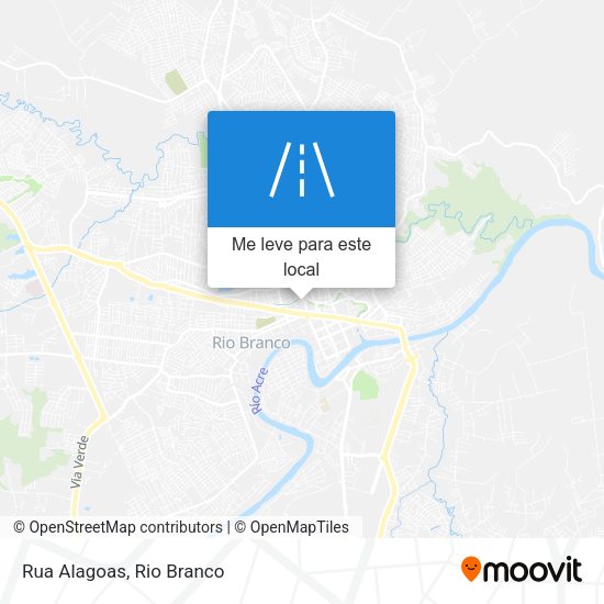 Rua Alagoas mapa