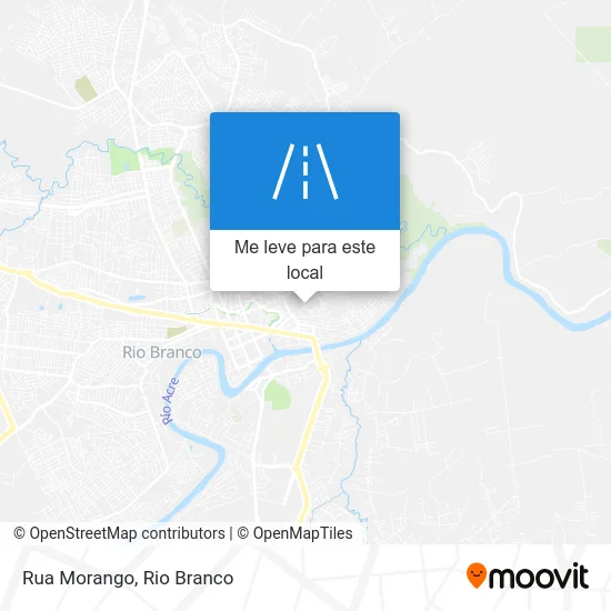 Rua Morango mapa