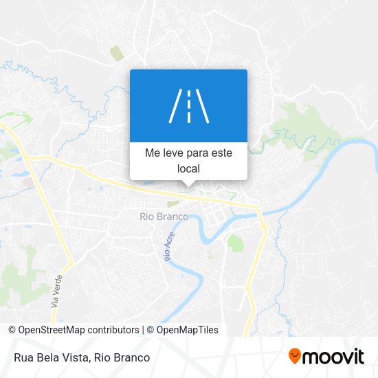 Rua Bela Vista mapa