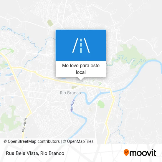 Rua Bela Vista mapa