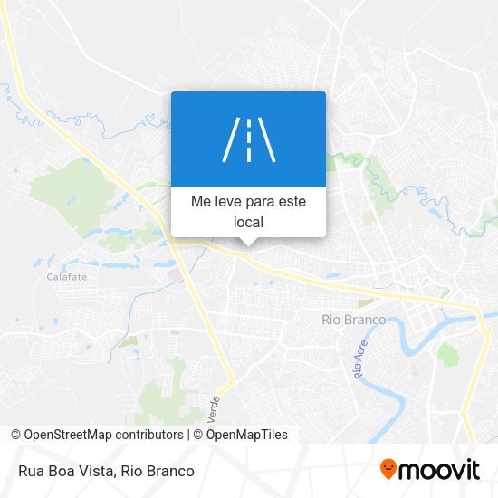 Rua Boa Vista mapa