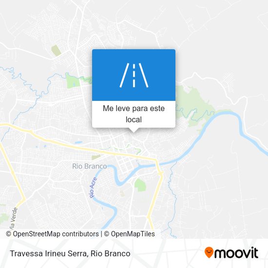 Travessa Irineu Serra mapa