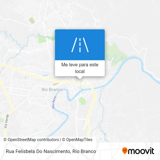 Rua Felisbela Do Nascimento mapa