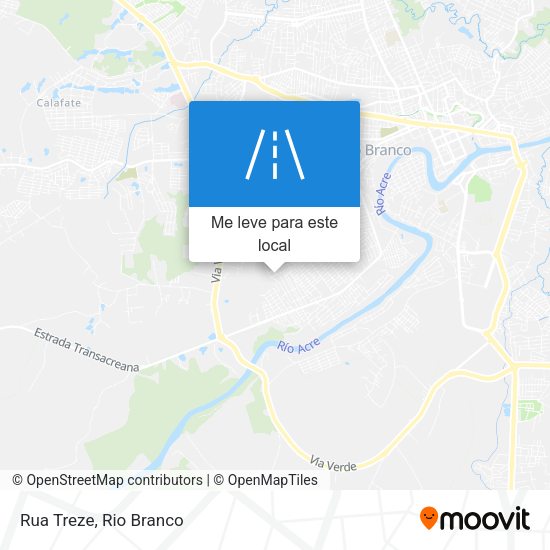 Rua Treze mapa