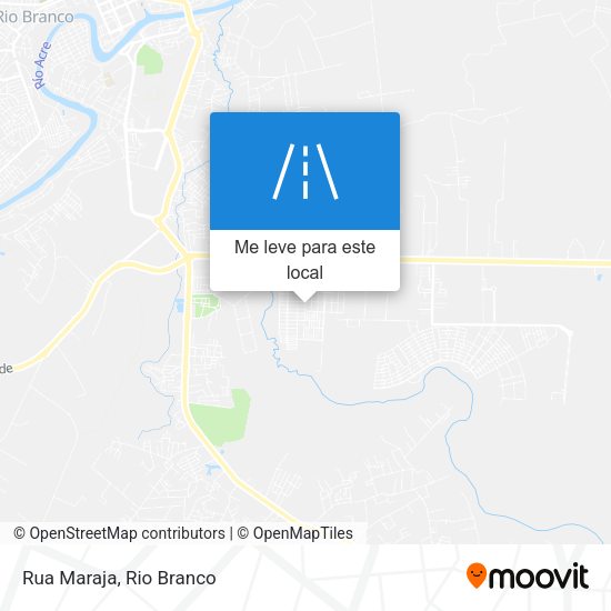 Rua Maraja mapa