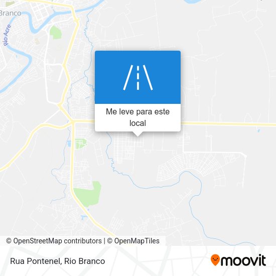 Rua Pontenel mapa