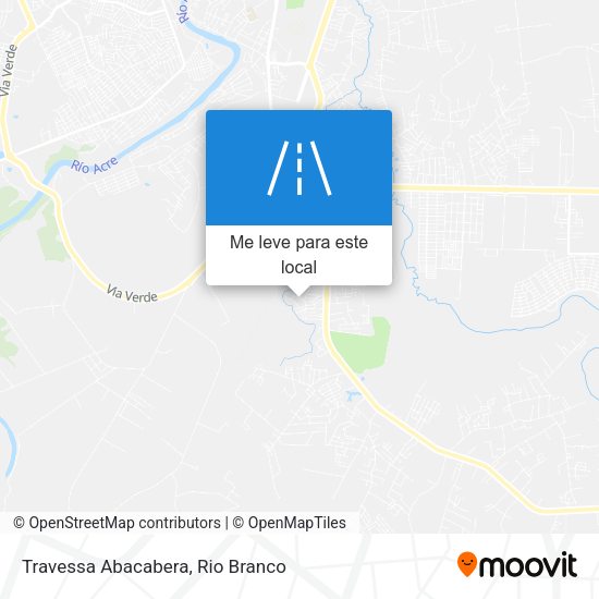 Travessa Abacabera mapa
