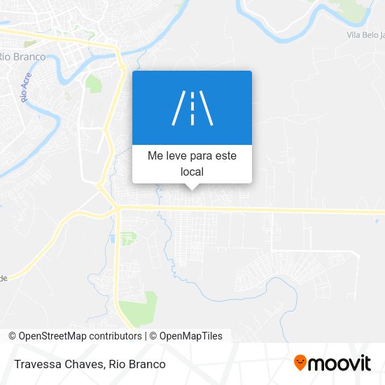 Travessa Chaves mapa
