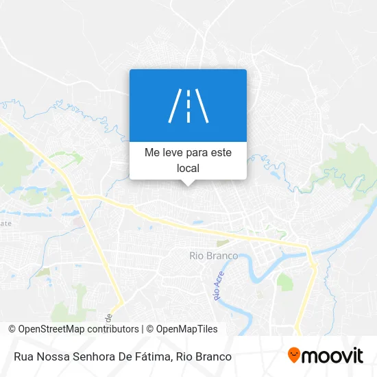 Rua Nossa Senhora De Fátima mapa