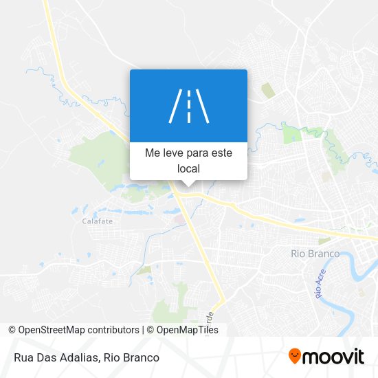 Rua Das Adalias mapa