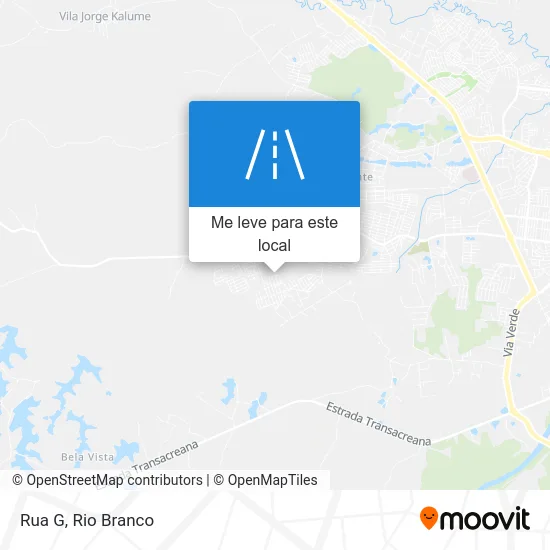 Rua G mapa