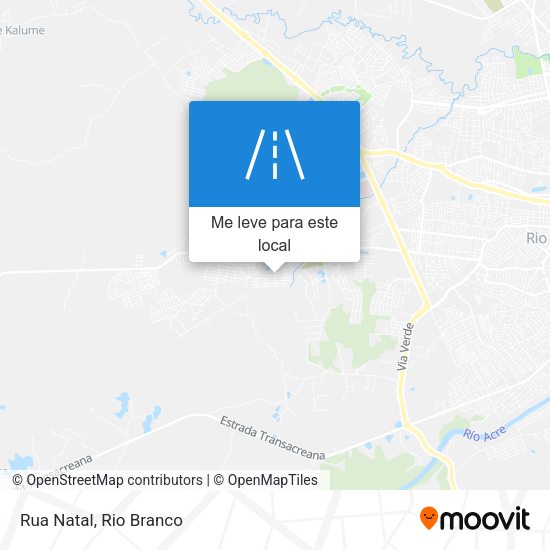 Rua Natal mapa