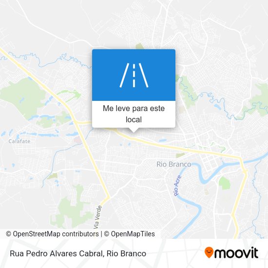 Rua Pedro Alvares Cabral mapa