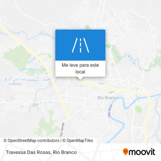 Travessa Das Rosas mapa