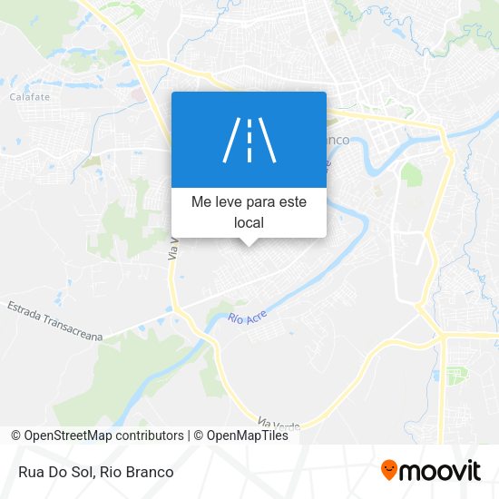 Rua Do Sol mapa