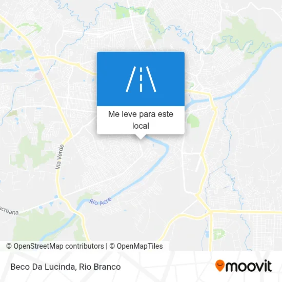 Beco Da Lucinda mapa