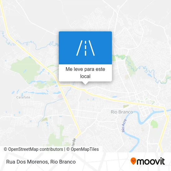 Rua Dos Morenos mapa