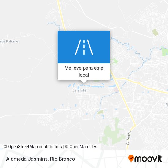 Alameda Jasmins mapa