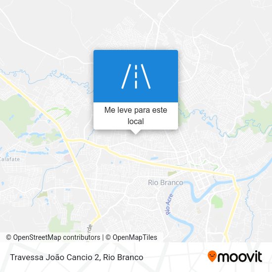 Travessa João Cancio 2 mapa