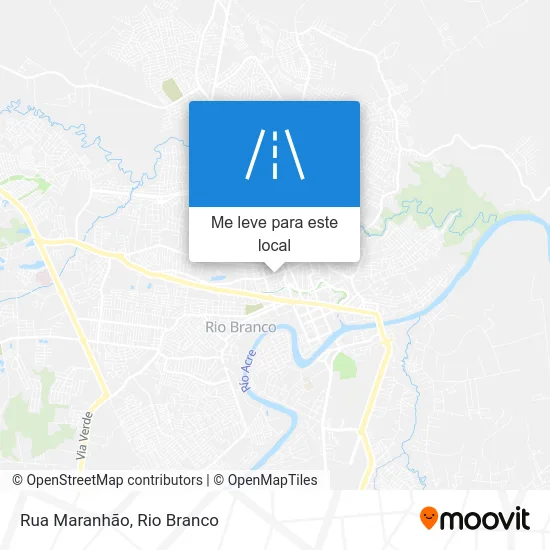 Rua Maranhão mapa