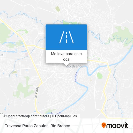 Travessa Paulo Zabulon mapa