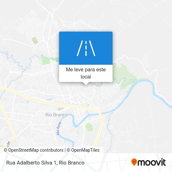 Rua Adalberto Silva 1 mapa