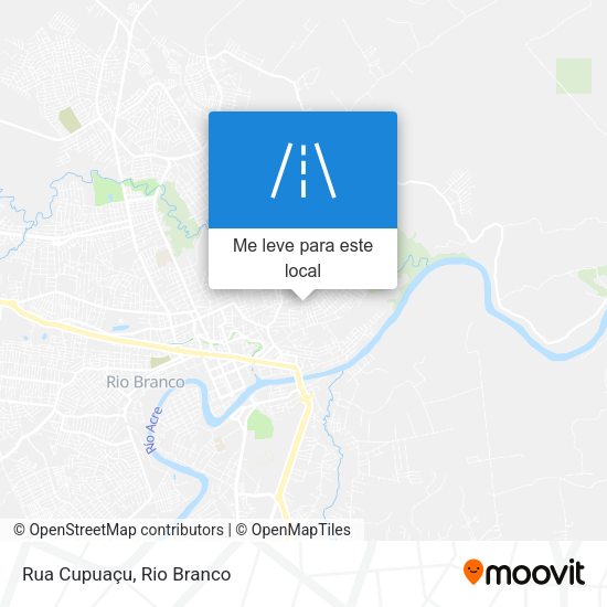 Rua Cupuaçu mapa