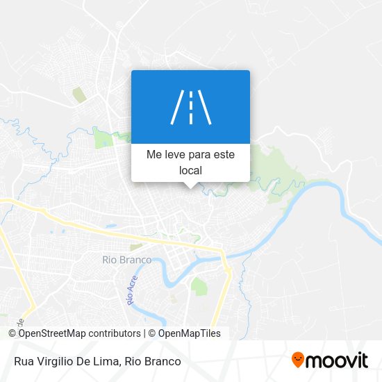 Rua Virgilio De Lima mapa