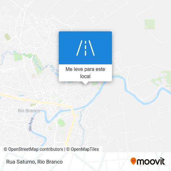 Rua Saturno mapa
