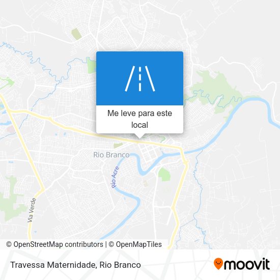 Travessa Maternidade mapa