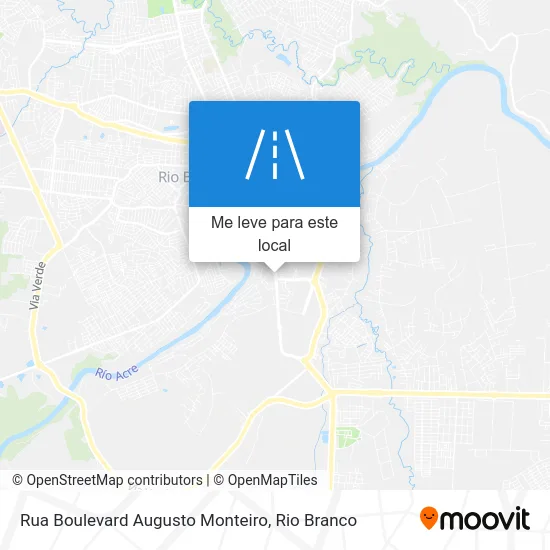 Rua Boulevard Augusto Monteiro mapa