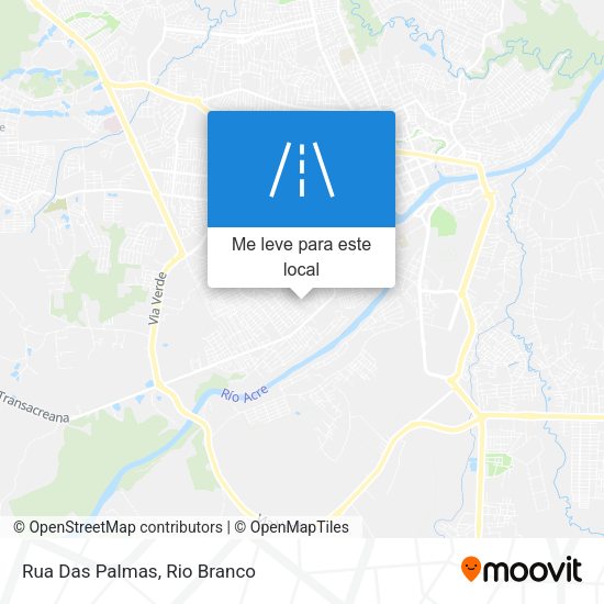 Rua Das Palmas mapa
