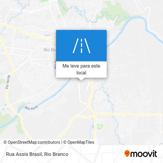 Rua Assis Brasil mapa