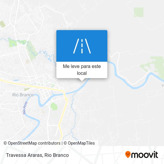 Travessa Araras mapa