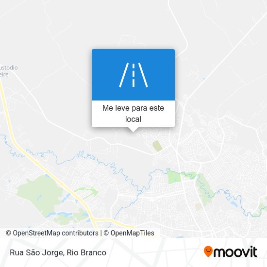 Rua São Jorge mapa