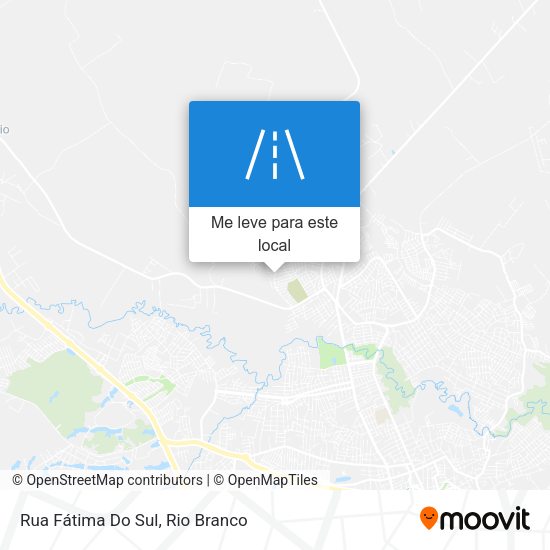 Rua Fátima Do Sul mapa