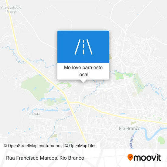 Rua Francisco Marcos mapa