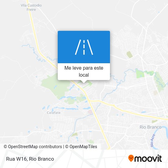 Rua W16 mapa