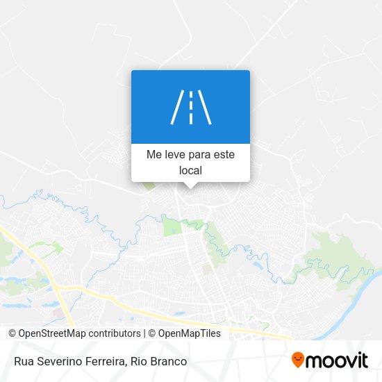 Rua Severino Ferreira mapa