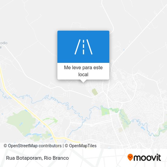 Rua Botaporam mapa