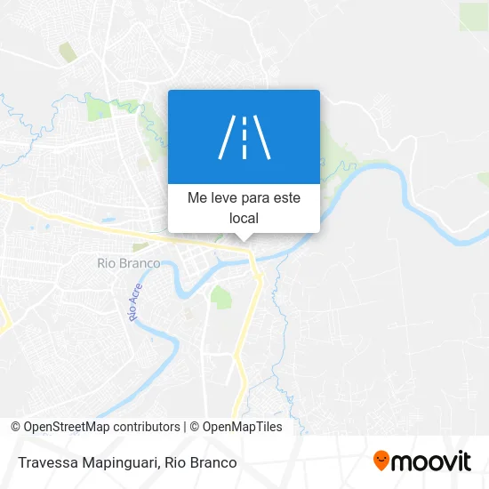 Travessa Mapinguari mapa