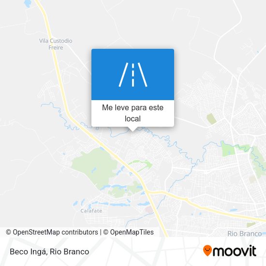 Beco Ingá mapa