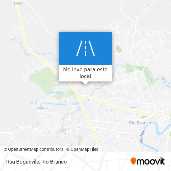 Rua Boganvile mapa