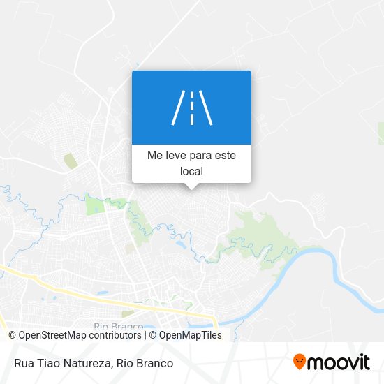Rua Tiao Natureza mapa
