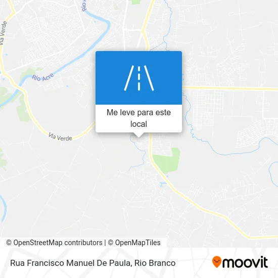 Rua Francisco Manuel De Paula mapa