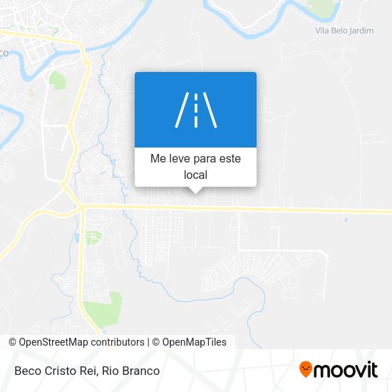 Beco Cristo Rei mapa