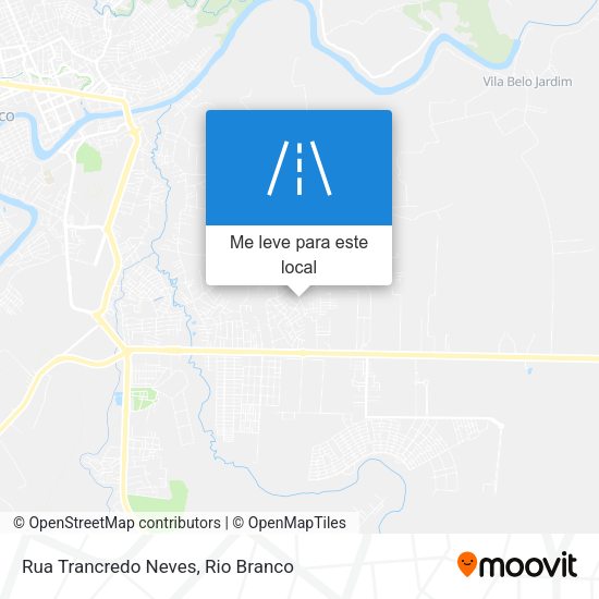 Rua Trancredo Neves mapa