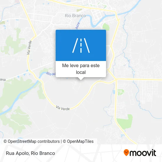 Rua Apolo mapa